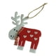 thumbnail image 5 of Colgantes de Alces Adornos, Encanto de , para Árboles de Navidad, Fiestas Decoraciones Colgantes para Hogar 14x13cm rojo Macarena Colgante de alce de árbol de Navidad, 5 of 8