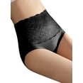 thumbnail image 3 of LELINTA Women's Cotton Underwear High Waist Full Coverage Brief Panties Multi Pack, 3 of 8