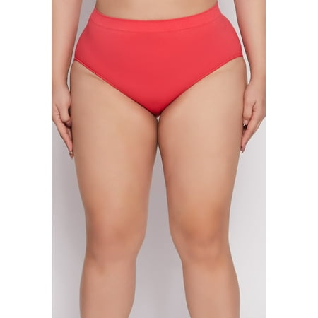 Womens Plus Size Seamless Hipster Panty