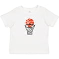 thumbnail image 3 of Inktastic Basketball and Hoop Boys or Girls Toddler T-Shirt, 3 of 5