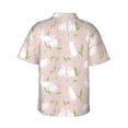 thumbnail image 3 of Goofa Rabbit Hawaiian Shirt for Men, Unisex Summer Beach Casual Short Sleeve Button Down Shirts,Aloha Tropical Floral print shirt-Large, 3 of 9