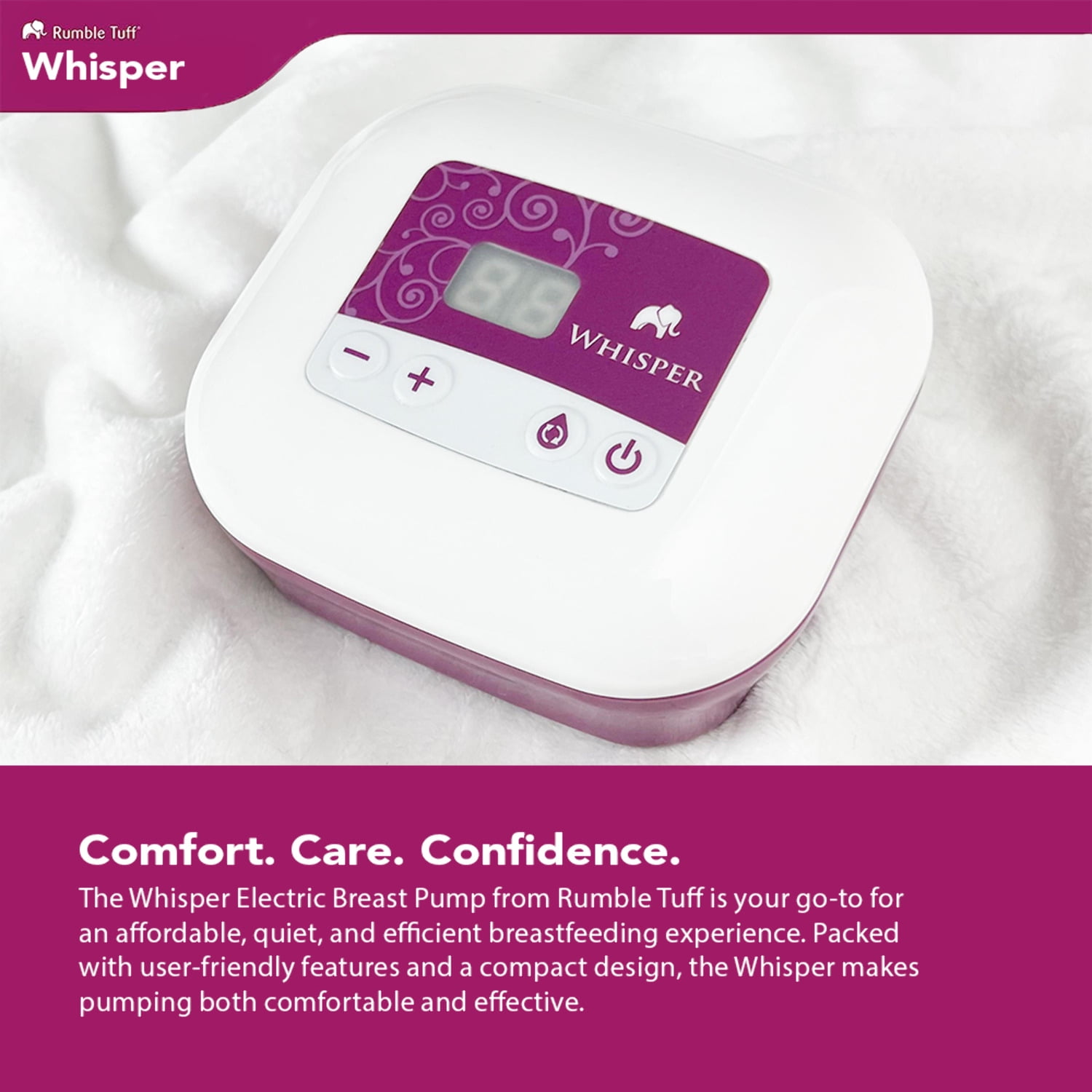 Rumble Tuff Whisper Electric Breast Pump