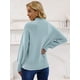 thumbnail image 4 of Jersey de punto elegante de invierno con cuello alto para mujer, 4 of 5