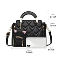 thumbnail image 3 of Monedero Xiaoyu Fashion para mujer con forma de bandolera, color negro, 3 of 8