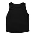 thumbnail image 4 of Tittly Womens Tank Tops Vest for Women Women's Basic Sleeveless Back Neck Ribbed Tight Fitting Tank Tops Sleeveless Tops for Women Summer Tops Black L, 4 of 7