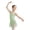 Light Green, variant on Girls Gymnastics Leotard Ballet Dance Leotard With Tutu Skirt Strap Backless Romper For Practice Performance Outfit 7-8 Years