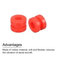 thumbnail image 4 of Unique Bargains 24Pack RC Anti Vibration Rubber Balls for F4 F7 Flight Controller M3x4.6mm Red, 4 of 6