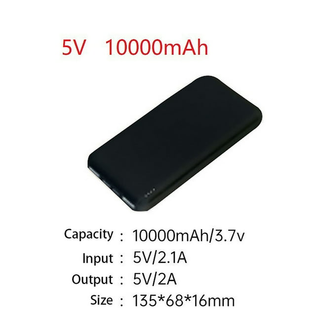 BotaniNest High Capacity Portable Charging Power Bank With Output For Smartphones And Tablets 10000mAh 5V/2A