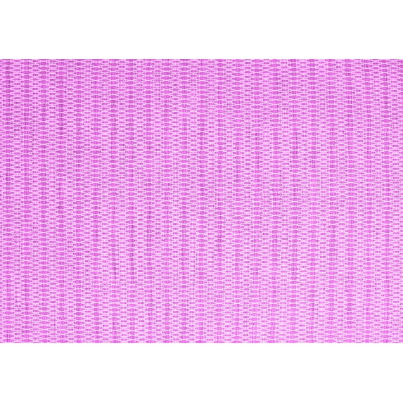 Ahgly Company Indoor Rectangle Abstract Pink Contemporary Area Rugs, 6' x 9'
