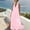 Pink, variant on QUNYINEY A Line Women's Plus Size Summer Dresses Long Sleeveless Blue Beach Sundress Casual Halter Vacation Loose Fit Dresses