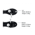 thumbnail image 6 of Roller Skate Base Four-Wheel Two-Row Roller Skate Bracket Skateboard Base Bottom Plate Black, 6 of 7