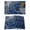 Navy Blue, variant on Red Flowers Placemats Set of 8, Spring Floral Botanical Modern Art Placemats for Dining Table, Place Mats for Kitchen Tabletop, Waterproof Wipeable Dining Table Mats Set