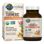 MyKind Organics, Extra Strength Turmeric, Inflammatory Response, 60 Vegan Tablets, Garden of Life