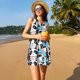 thumbnail image 3 of Balery Panda Cute Hearts Vestidos de verano para mujer con estampado: vestido holgado sin mangas, vestido playero informal y cómodo para días calurosos., 3 of 7