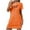 Orange, variant on Nightgown for Women Dragonfly Floral Print Cute T-Shirt Pajamas Dress Short Sleeve Sleep Shirt Summer Crew Neck Tunic Tops Sleepwear