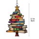thumbnail image 3 of Colgantes de libros apilados - Colgantes acrílicos navideños - Llaveros acrílicos, 3 of 5