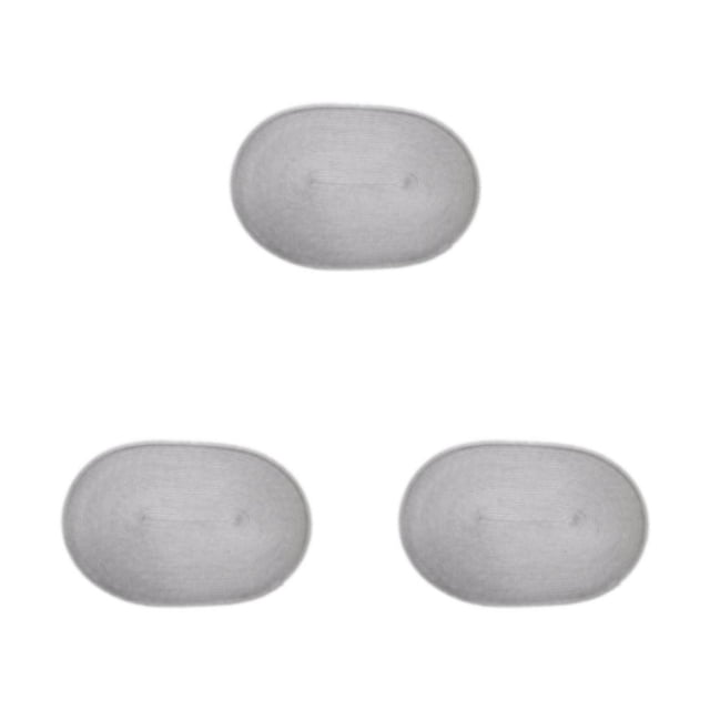 Naiovety Y decorar , juego de manteles individuales impermeables para de comedor y decorar , cuenco, alfombrilla para platos, gris claro Type1 NO1
