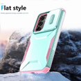 thumbnail image 2 of Rugged Case for Samsung Galaxy A35 5G with Slide Camera Cover & Drop Protection Green, 2 of 5