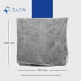 thumbnail image 4 of Cobija King Size Frazada Ultra Suave Ligera Gris GAON, 4 of 5