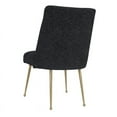 thumbnail image 5 of Home Square Batik 19.8" Transitional Fabric Dining Chair in Black - Set of 2, 5 of 7