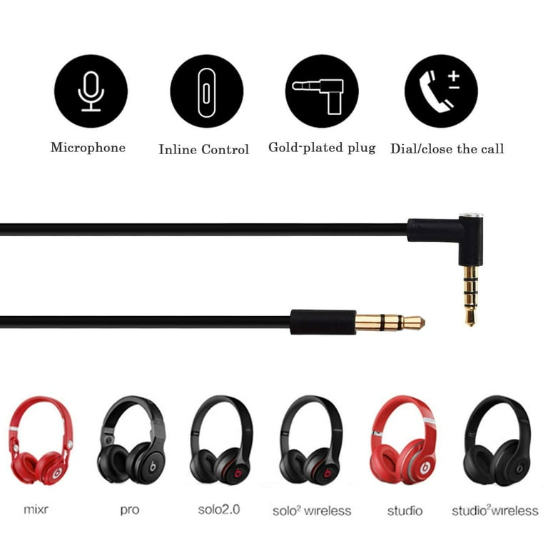 Replacement Audio Cable Cord Wire Compatible with Beats Headphones