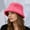 Pink, variant on Soyumi Warm Bucket Hat for Women Winter - Fuzzy Faux Fur Plush Fisherman Cap, Winter Fashion Trendy & Comfortable Breathable Design, Cute Hat for Snowboarding, Outing, Gift, Beige