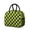 Yellow and Black, variant on Blue and Black Wavy Checkered Pattern Insulated Leakproof Lunch Box for Work, Lunch Bag for Women Men, Loncheras Para Mujer for Beach Travel Picnic Camping