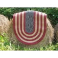 thumbnail image 2 of Rustic Flag Braided Rug 5' x 7', 2 of 5