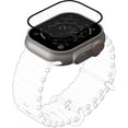 thumbnail image 5 of Ultra 2/Ultra Apple Watch 49mm Screen Protector, Clear/Black Plus Glass Shield, 5 of 5
