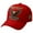 Red, variant on Veteran Commemorative Cap, Embroidered Baseball Cap with Eagle Printed, Adjustable Metal Buckle, Casual Outdoor Hat for Men & Women (White)