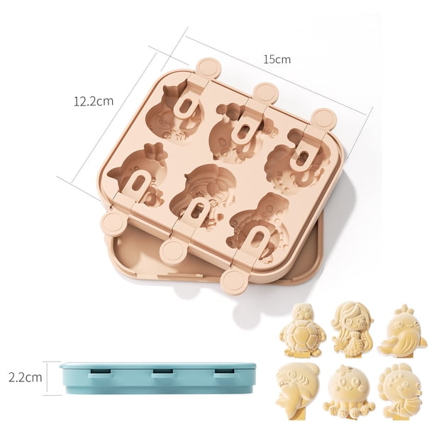 Molde de helado de silicona for niños - Herramienta for hacer paletas caseras