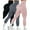 Set 3(3PCS), variant on AEXTO Women's Solid High Waist Sports Tummy Control Leggings, High Stretch Seamless Yoga Leggings, Ladies Sportswear for Indoor Outdoor Wear, Gym Clothes
