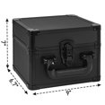 thumbnail image 2 of OUUTMEE Graded Card Case - Aluminum Alloy Graded Card Storage Box Compatible with 40 Card Slabs, Sports Trading Card Case Fits PSA, CSG, BGS and Top, 2 of 7