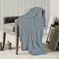 thumbnail image 1 of Linen Depot Direct Ultrasoft Dark Blue Blanket, 80x60, 1 of 1