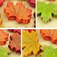 thumbnail image 2 of Baohd 100 Pieces Artificial Maple Leaf Xmas Decoration Christmas Ornament, 2 of 6