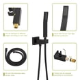thumbnail image 4 of Shower System with Waterfall Tub Spout,10 Inch Wall Mounted Square Shower System with Rough-in Valve, Oil Rubber Bronze, 4 of 9