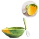 thumbnail image 1 of Cuenco de cerámica creativo en forma de fruta con cuchara, ensaladera de verduras, cuenco for postre, plato for servir, 1 of 5