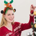 thumbnail image 2 of Pendientes de Navidad para mujer Pendientes navideños Pendientes de árbol de Navidad hechos a mano Regalos de fiesta navideña, 2 of 5