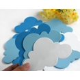 7*11.5cm,24 Clouds Kids Wall Stickers Baby Room Wall Decor Stickers