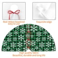 thumbnail image 4 of Picia Christmas Pattern At Buffalo Plaid Print Christmas Tree Skirt , Christmas Tree Skirt Ornaments for Merry Christmas Holiday Party Decorations Indoor Outdoor-48", 4 of 7