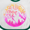 thumbnail image 4 of Inktastic Gatlinburg, Tennessee- Mountains in Sunrise Colors Boys or Girls Baby Bib, 4 of 4