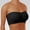 A1_Black, variant on VISALY Women Strapless Bandeau Bra Seamless Stretch Tube Top Brassiere Built In Support Pads Strapless Bras Non-Slip Push Up Wireless Bandeau Bra Seamless Padded Tube Top Supportive Bralette Beige S