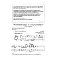 thumbnail image 2 of Pavane Worship Belongs to God, Our Maker SATB arranged by Walter Ehret, 2 of 2