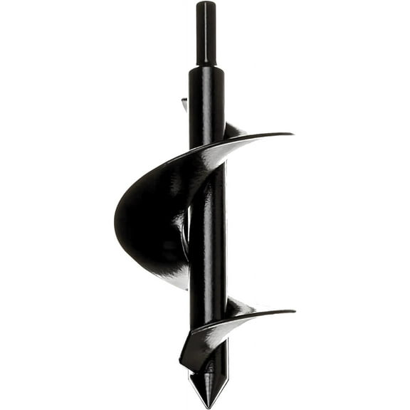 Power Planter Bulb Auger 3" x 7" Non-Conductive Steel Auger & Post Hole Digger
