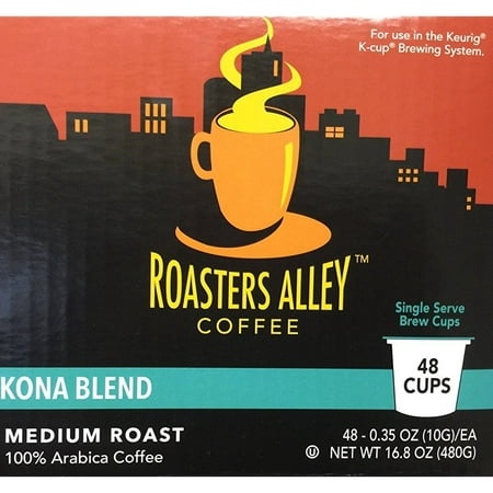roasters alley coffee kona blend medium roast 48
