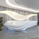 thumbnail image 2 of Cashier Table Reception Desk Office Shop Counter Preacher Podium Beauty Institute Counter Mostrador Negocio Furniture My Lux Decor Round, 2 of 6
