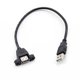 thumbnail image 2 of Seitruly Extensión USB 2.0 Cable conector macho a hembra Ratón Teclado Cámara Cable extensor de datos de carga Juegos de teclado y mouse para computadora, 2 of 5