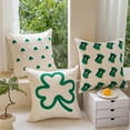 thumbnail image 6 of St. Patrick's Day Pillow Covers (3 Optional) /Irish Hat 3D Embroidered Holiday Decor Cushion Cases,Washable Green Theme Pillow Shams, 6 of 6