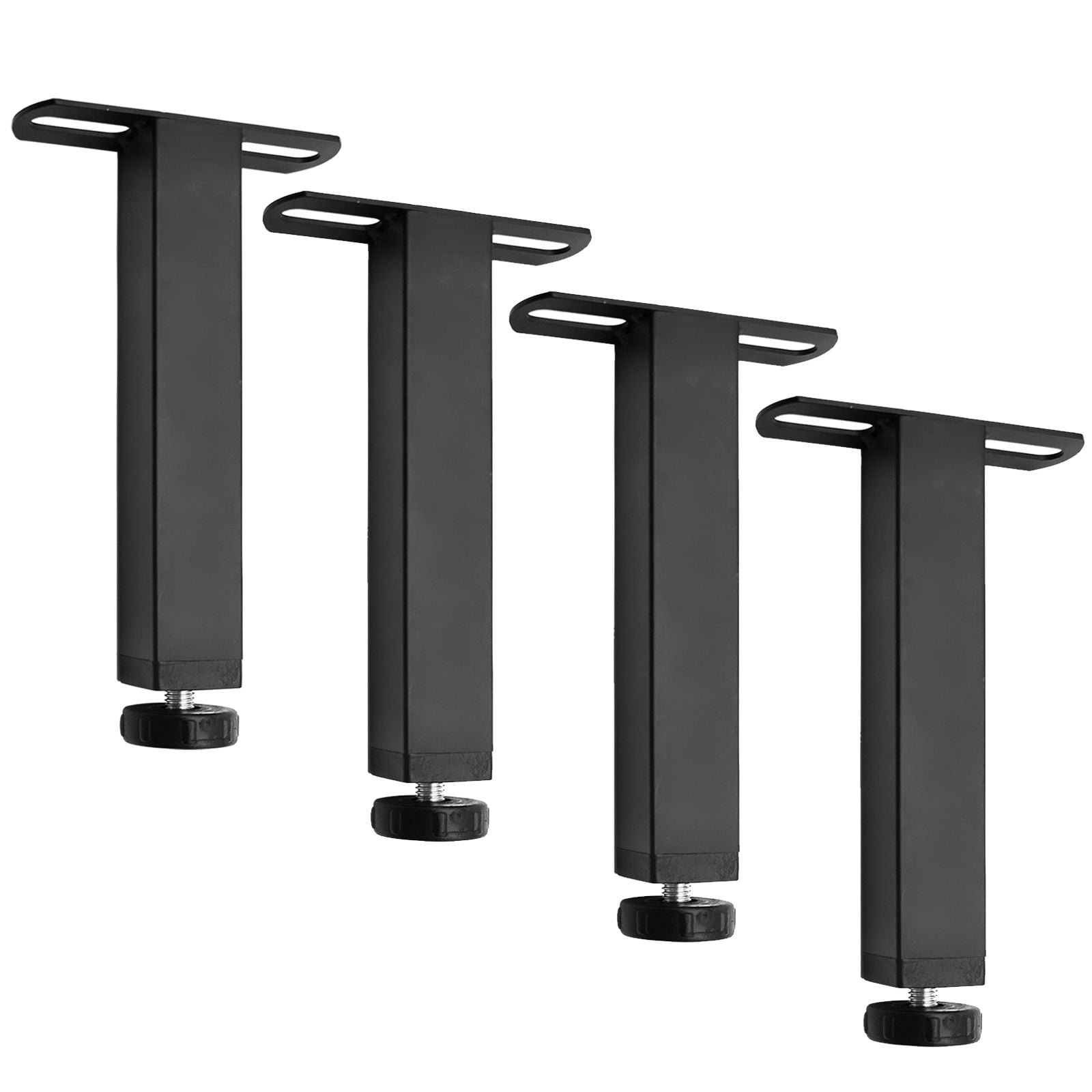 Metal Adjustable Furniture Legs,Set Of 4 Retractable Furniture