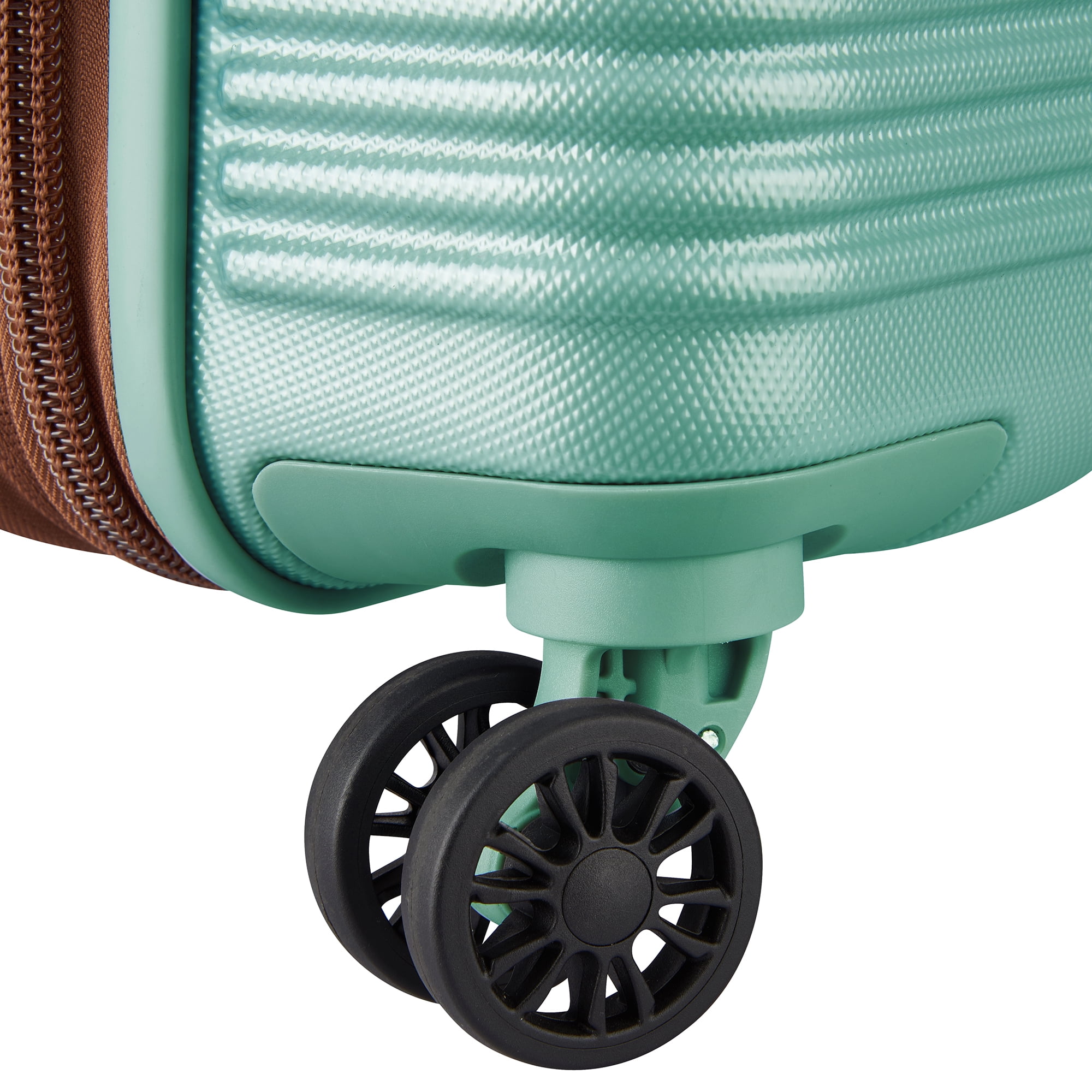 DELSEY PARIS Freestyle 24" Medium Checked Expandable Spinner Luggage, Almond